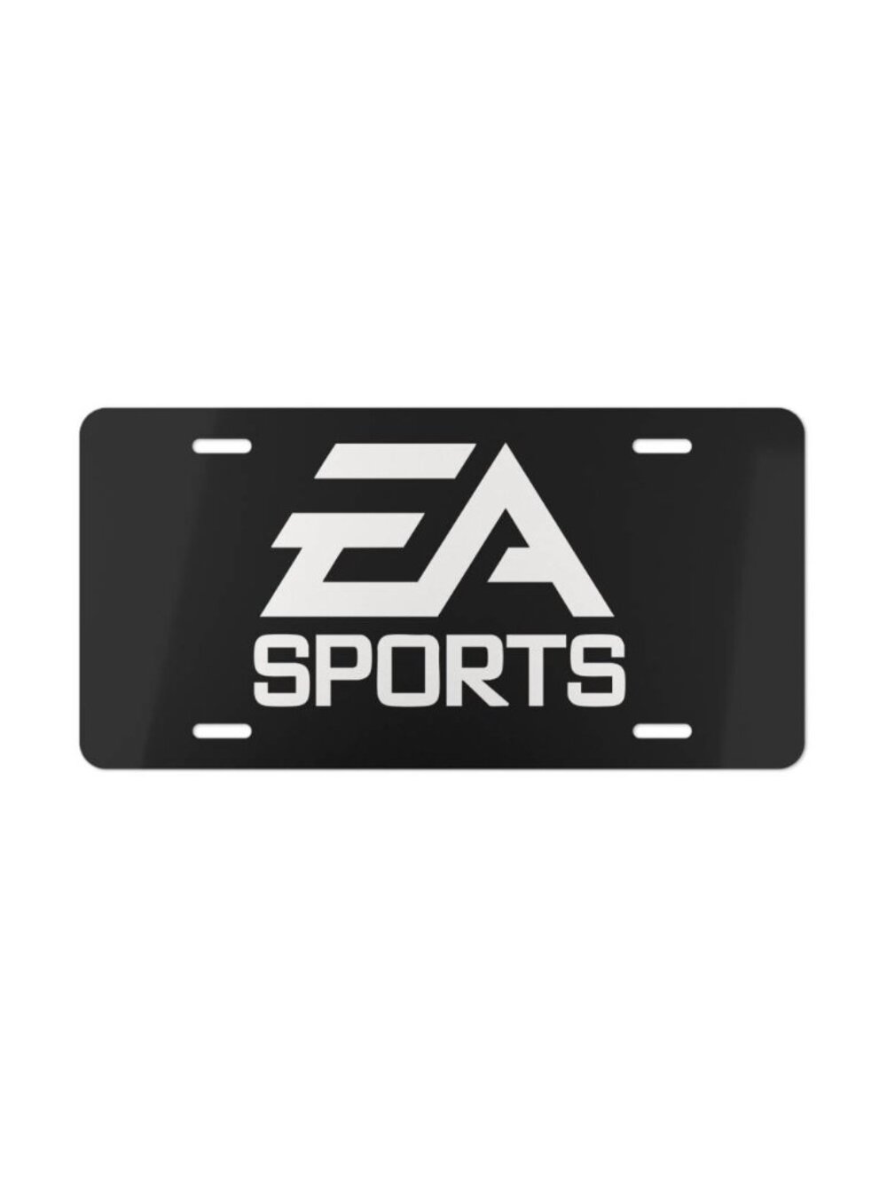 EA Sports Logo Vanity License Plate Gamer Athlete USA
